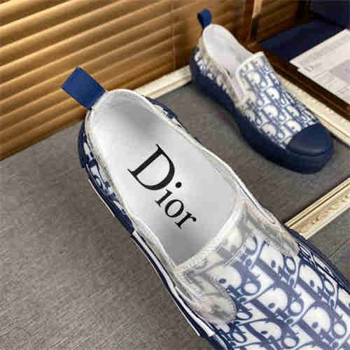 DR B23 LOW TOP OBLIQUE SNEAKER BLUE